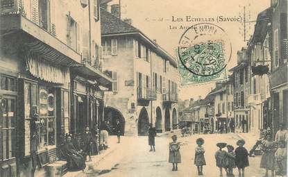 CPA FRANCE 73 "Les Echelles, les arcades"