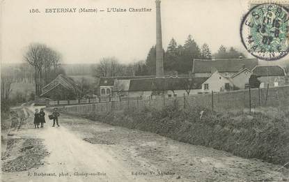 / CPA FRANCE 51 "Esternay, l'usine Chauffier"