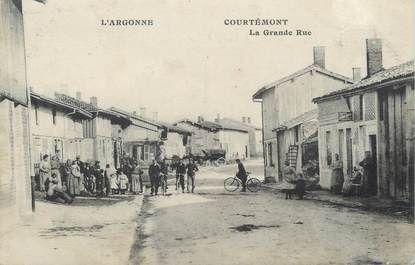 / CPA FRANCE 51 "Courtémont, la grande rue"