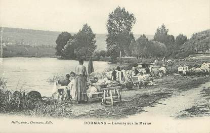 / CPA FRANCE 51 "Dormans, lavoirs sur la Marne"
