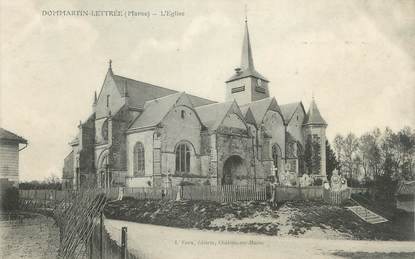 / CPA FRANCE 51 "Dommartin Lettrée, l'église"