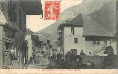  CPA FRANCE 73 "Ecole, massif des Bauges"