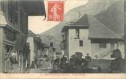 73 Savoie  CPA FRANCE 73 "Ecole, massif des Bauges"