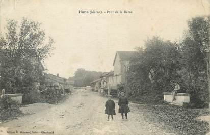 / CPA FRANCE 51 "Hans, pont de la barre" /  ENFANTS