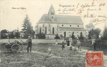 / CPA FRANCE 51 "Frignicourt, place de l'église"