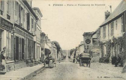 / CPA FRANCE 51 "Fismes, porte et Faubourg de Soissons "
