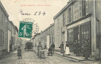 / CPA FRANCE 51 "Saint Amand, rue du Nochet "