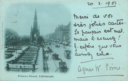 CPA ROYAUME UNI  "Edinburgh, Princes Street"