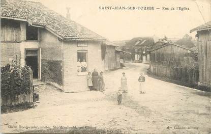 / CPA FRANCE 51 "Saint Jean sur Tourbe, rue de l'église"