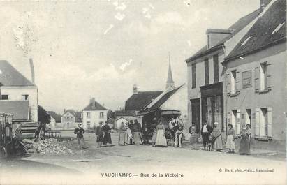 / CPA FRANCE 51 "Vauchamps, rue de la victoire"