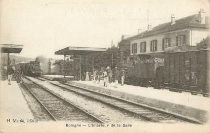 / CPA FRANCE 52 "Bologne, l'intérieur de la gare"