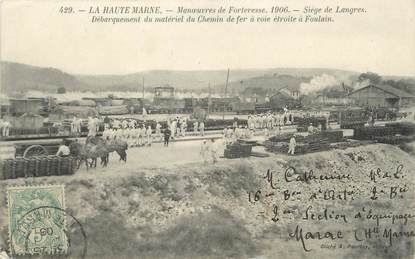 / CPA FRANCE 52 " Langres, manoeuvres de forteresse 1906"