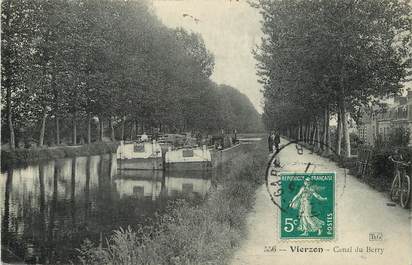 CPA FRANCE 18 "Vierzon, canal du Berry"