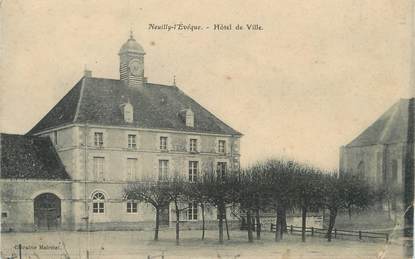 / CPA FRANCE 52 "Neuilly l'Evêque, hôtel de ville"