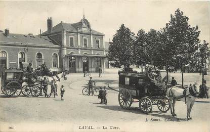 / CPA FRANCE 53 "Laval, la gare"