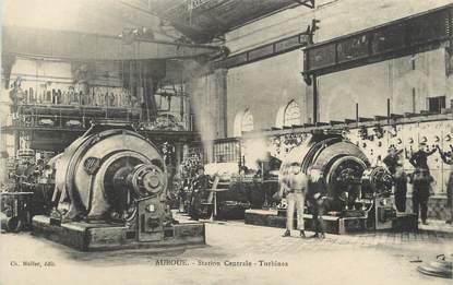 / CPA FRANCE 54 "Auboué, station centrale, turbines"