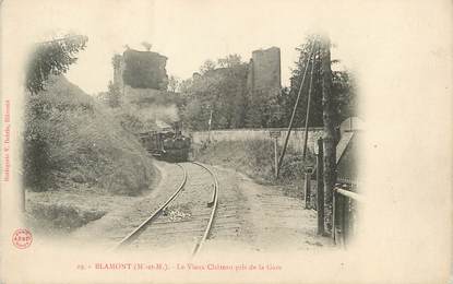 / CPA FRANCE 54 "Blamont, le vieux château pris de la gare"