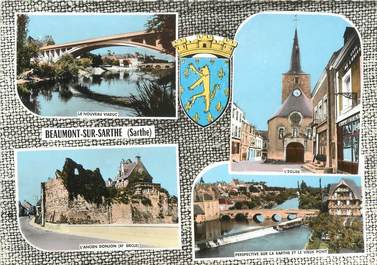 / CPSM FRANCE 72 "Beaumont sur Sarthe "