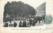 73 Savoie CPA FRANCE 73 "Moutiers, revue des troupes alpines le 14 juillet"