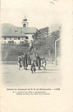   CPA FRANCE 73 "Saint Pierre d'Albigny, colonie de vacances de ND de Bellecombe" / JEU d'ENFANTS