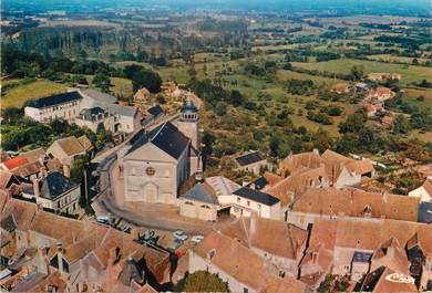 / CPSM FRANCE 72 "Ballon, l'église, vue générale"