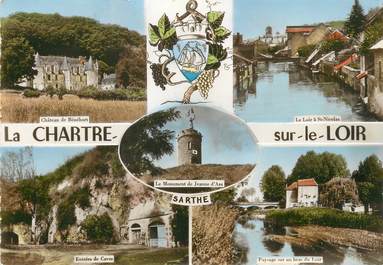 / CPSM FRANCE 72 "La Chartre sur Le Loir"
