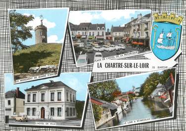 / CPSM FRANCE 72 "La Chartre sur Le Loir "