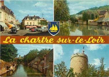 / CPSM FRANCE 72 " La Chartre sur Le  Loir "