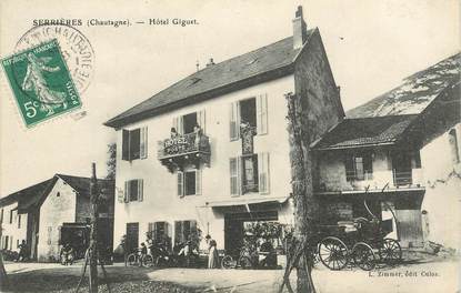   CPA  FRANCE 73 "Serrières, Hotel Giguet"