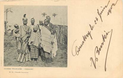 CPA GUINÉE "Conakry, Famille Soussous"