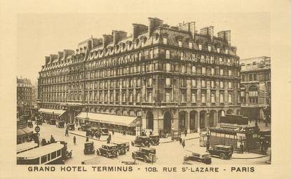 CPA FRANCE 75008 "Paris, Grand Hotel Terminus, rue Saint Lazare"