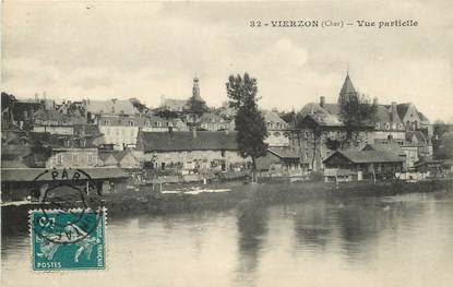 CPA FRANCE 18 "Vierzon, vue partielle"