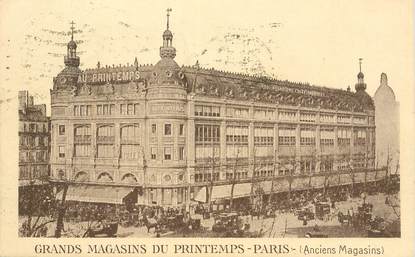  CPA FRANCE 75009 "Paris, Grands magasins du Printemps"