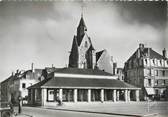 72 Sarthe / CPSM FRANCE 72 "Mamers, église Saint Nicolas et les Halles"