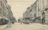 54 Meurthe Et Moselle / CPA FRANCE 54 "Nancy, rue des quatre église" / TRAMWAY