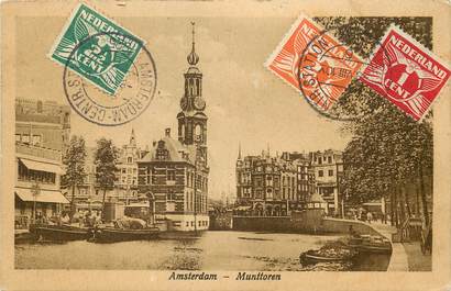 CPA PAYS BAS "Amsterdam" / PENICHE / BATELLERIE