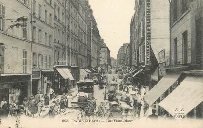 CPA FRANCE 75011 "Paris, Rue Saint Maur"