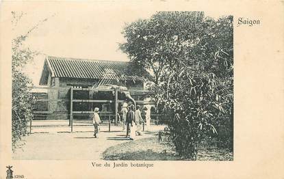 CPA INDOCHINE " Saigon, le jardin botanique"