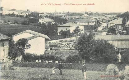 / CPA FRANCE 55 "Avocourt, usine électrique et vue générale"