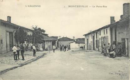 / CPA FRANCE 55 "Montzeville, la petite rue"