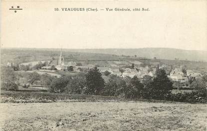 CPA FRANCE 18 "Veaugues, vue générale côté sud"