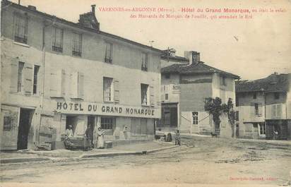 / CPA FRANCE 55 "Varennes en Argonne, hôtel du Grand Monarque"