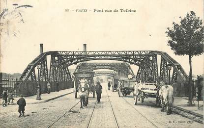  CPA FRANCE 75013 "Paris, pont rue de Tolbiac"