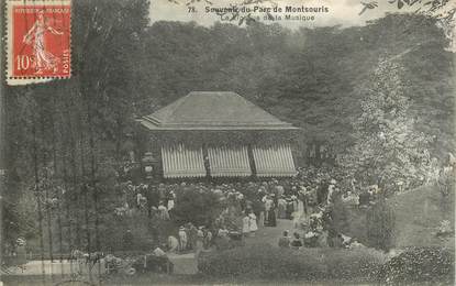   CPA FRANCE 75014"Paris, souvenir du Parc de Montsouris, le kiosque à musique"