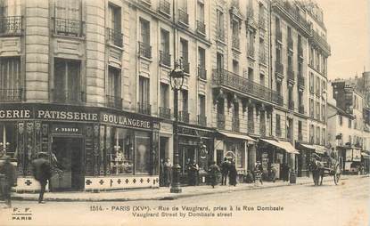    CPA FRANCE 75015 "Paris, Rue de Vaugirard, prise à la rue Dombasle"