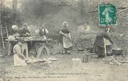 56 Morbihan / CPA FRANCE 56 "Ploermel, préparation d'un repas de Noce"