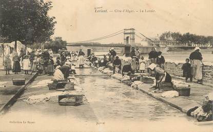 / CPA FRANCE 56 "Lorient, côte d'Alger, le lavoir"