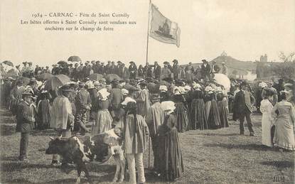 / CPA FRANCE 56 "Carnac, fête de Saint Cornély"