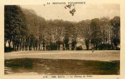 / CPA FRANCE 56 "Baud, le champ de Foire"