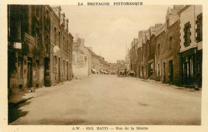 / CPA FRANCE 56 "Baud, rue de la mairie"